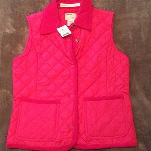 Girls quilted vest jacket